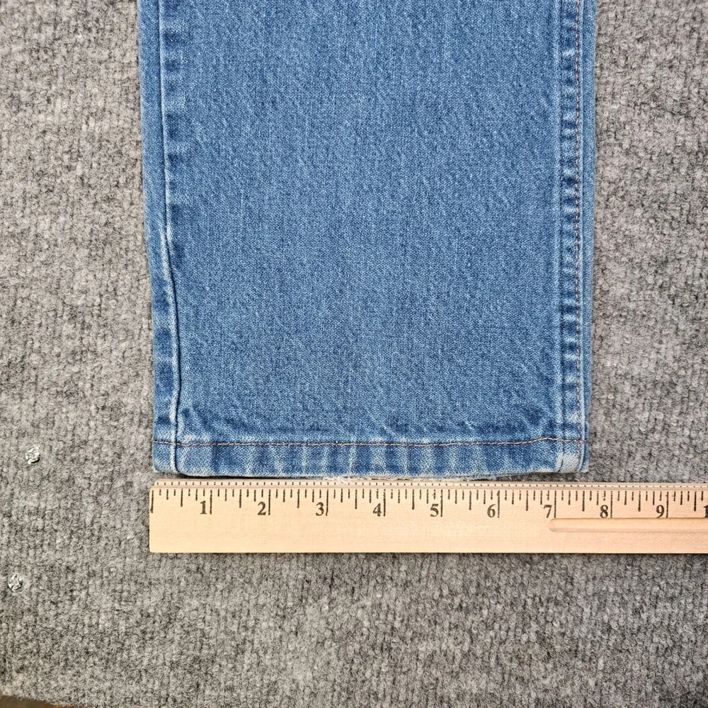 Wrangler 936 Slim Fit Cowboy Cut Jeans Mens 26x34 Blue Medium Wash Heavyweight